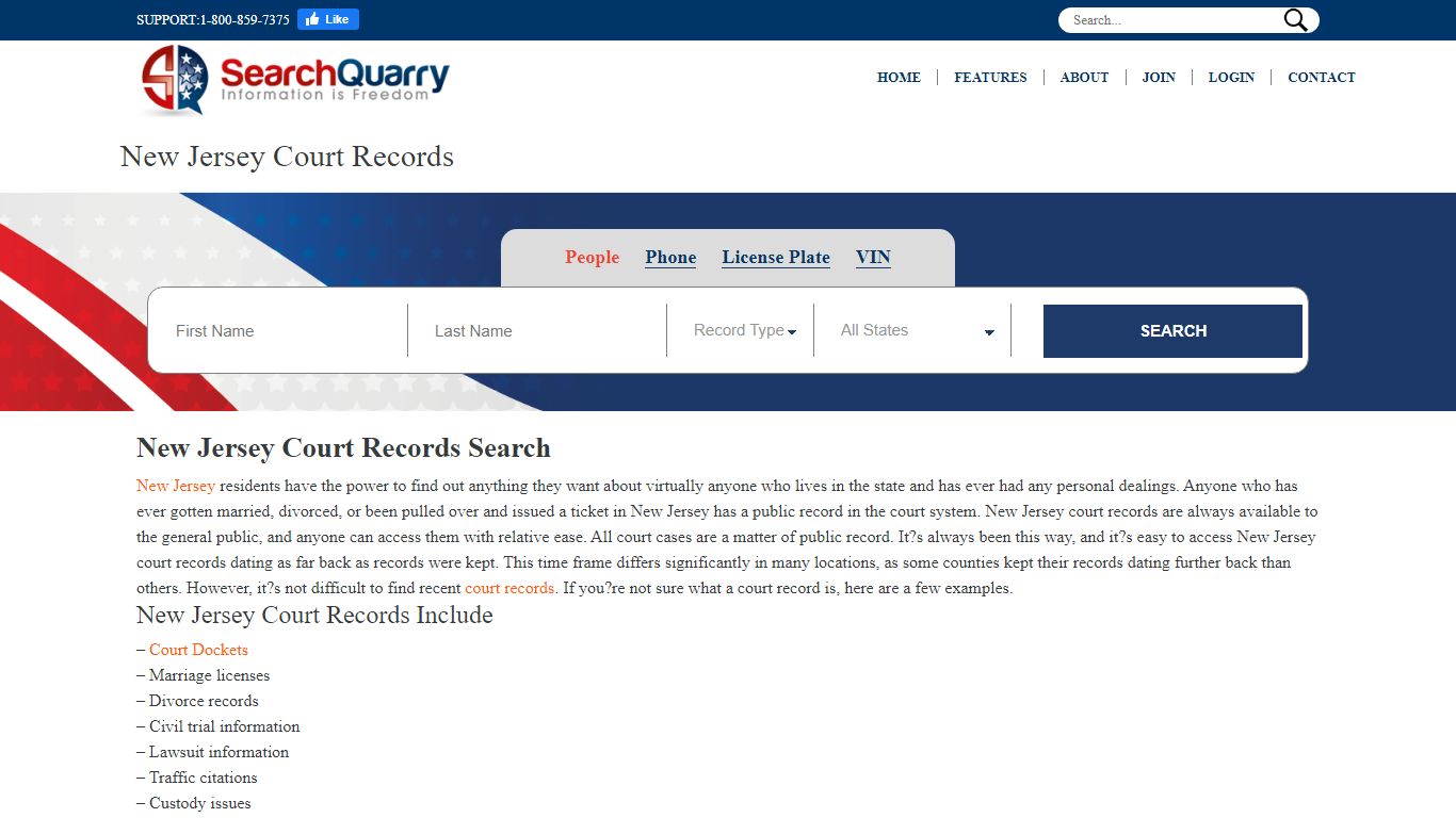 Free New Jersey Court Records | Enter a Name to View Court Records Online